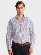 BLUE SLIM FIT MR SHIRT. BLUE