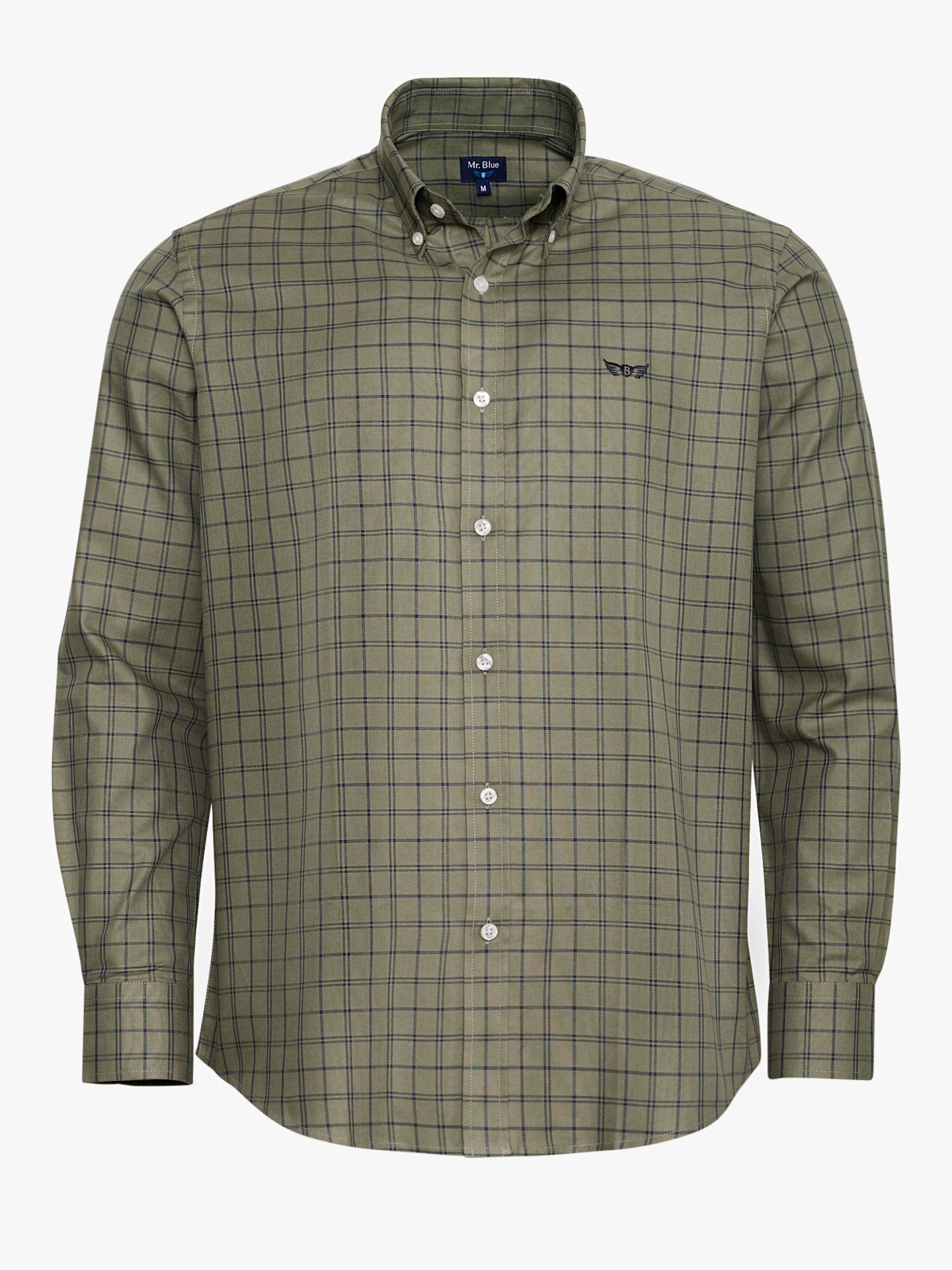 GREEN REGULAR FIT MR SHIRT. BLUE