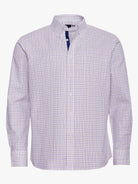 WHITE REGULAR FIT MR SHIRT. BLUE