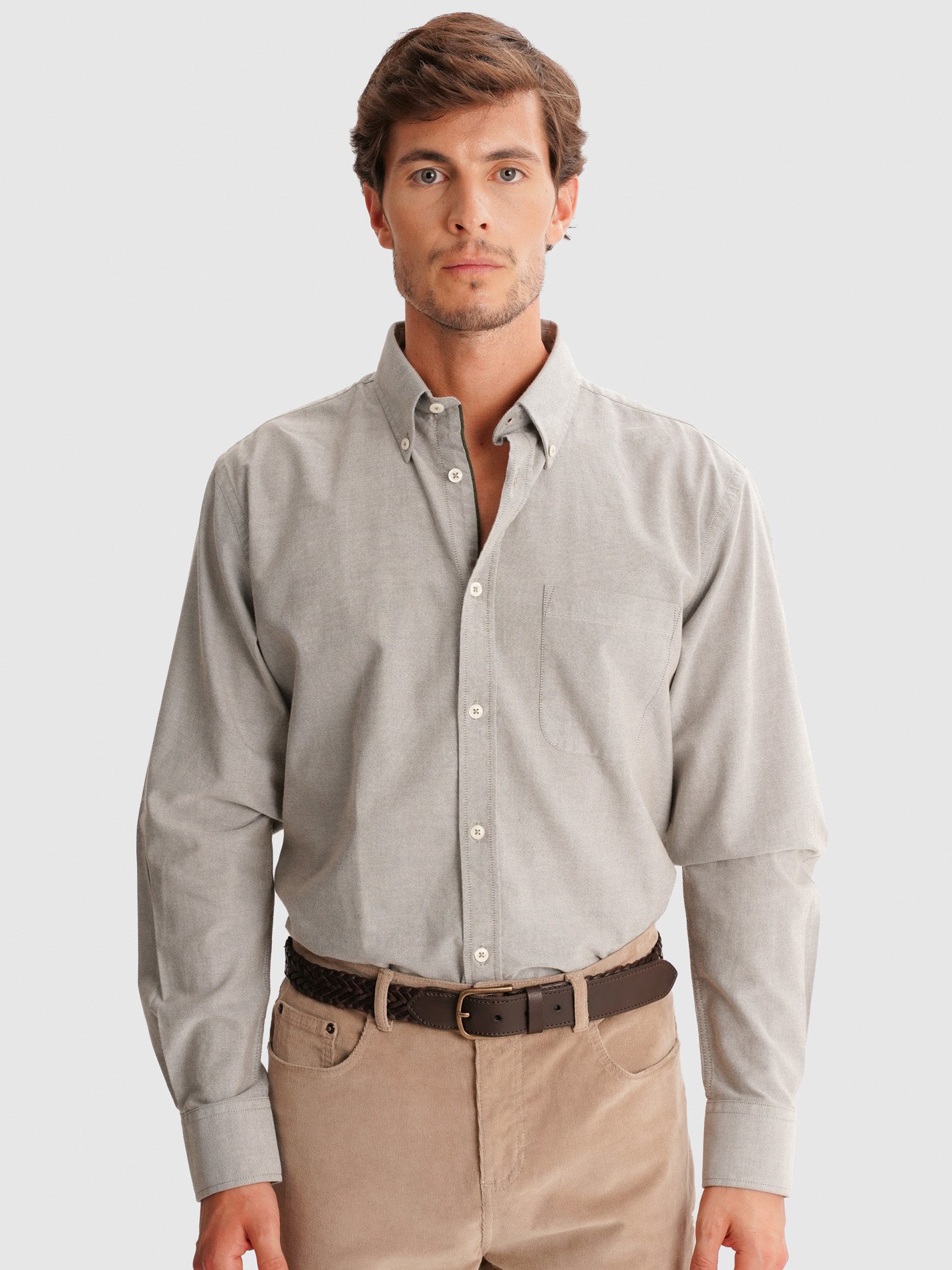CAMISA FRANELA VERDE REGULAR FIT MR. AZUL