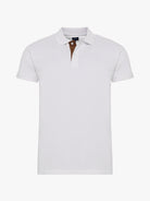 Polo Algodão Branco Manga Curta Regular Fit Mr. Blue