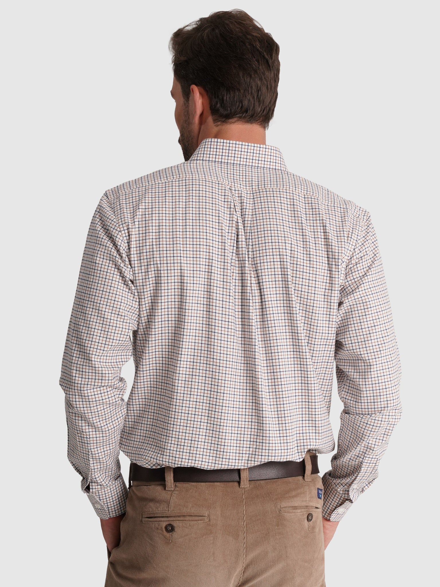 Camisa Algodão Azul Manga Comprida Regular Fit Mr. Blue