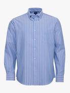 BLUE COTTON SHIRT LONG SLEEVE REGULAR FIT MR. BLUE