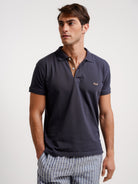 POLO AZUL MANGA CURTA REGULAR FIT MR. BLUE