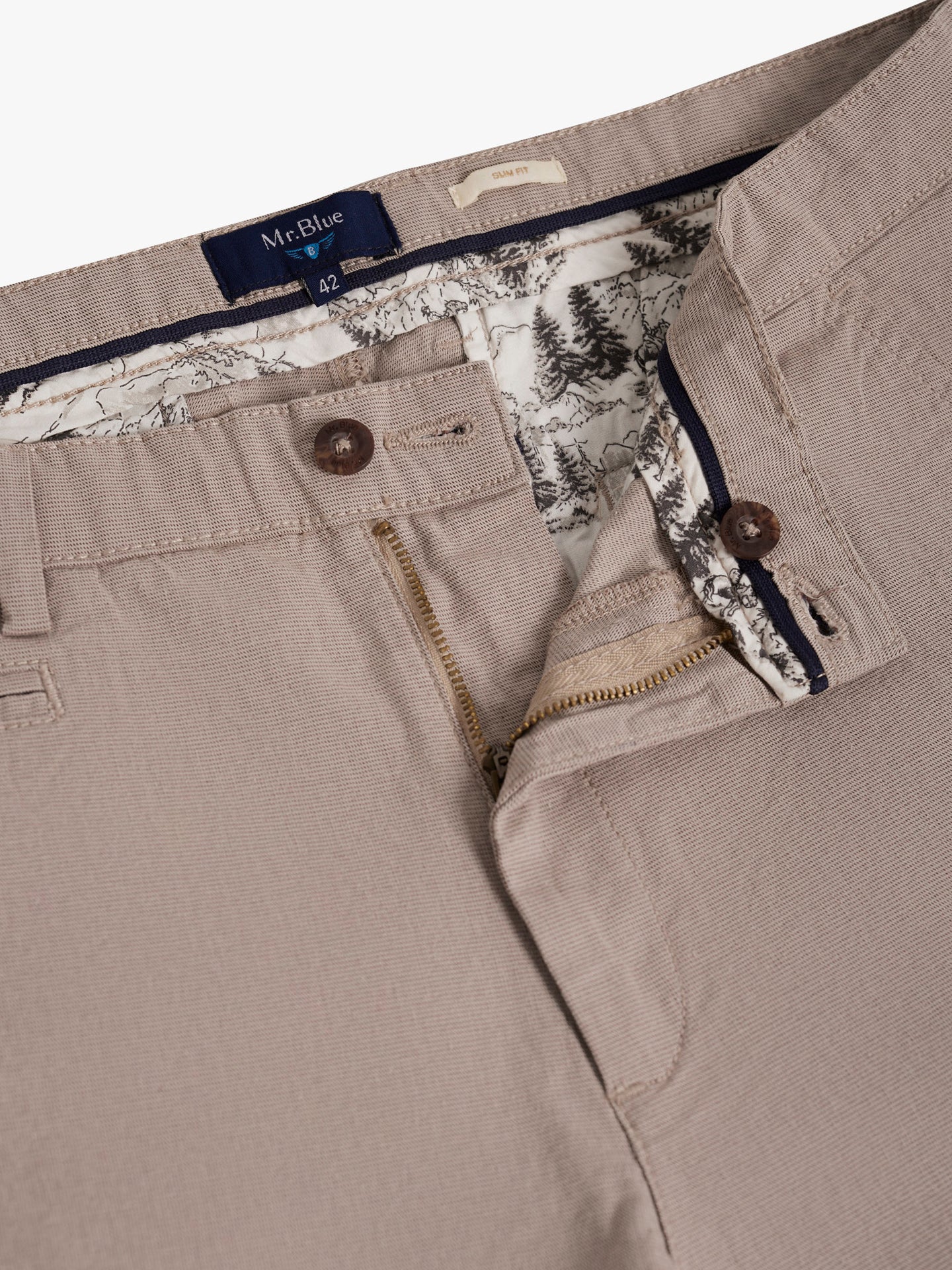 BEIGE SLIM FIT MR. AZUL