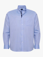 CAMISA ALGODÃO AZUL MANGA COMPRIDA REGULAR FIT MR. BLUE
