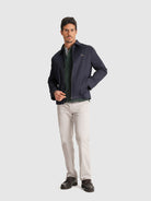 BLUSÃO AZUL MANGA COMPRIDA REGULAR FIT MR. BLUE