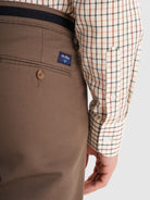 GREEN STRUCTURED TROUSERS SLIM FIT MR. BLUE