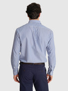 BLUE TWILL SHIRT LONG SLEEVE REGULAR FIT MR. BLUE