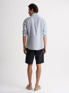 Regular Fit Blue Linen Shirt Mr. Blue