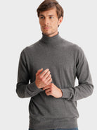 GRAY THIN PULLOVER LONG SLEEVE REGULAR FIT MR. BLUE