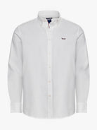 WHITE REGULAR FIT MR SHIRT. BLUE