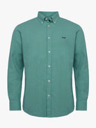 Camisa Regular Fit Linho Verde Mr. Blue