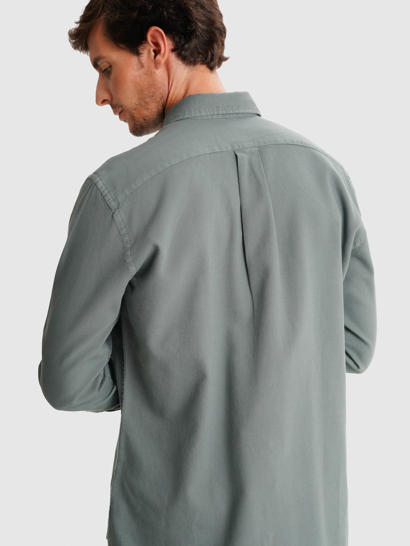 CAMISA MR VERDE REGULAR FIT. AZUL