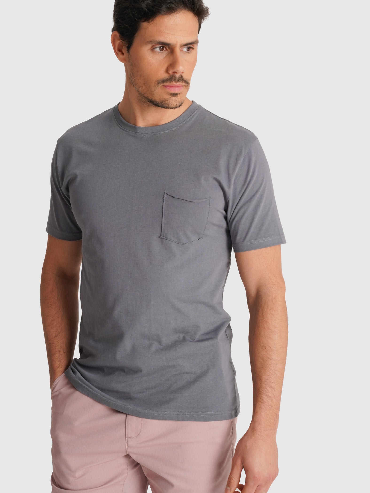 CAMISETA AZUL MANGA CORTA REGULAR FIT MR. AZUL