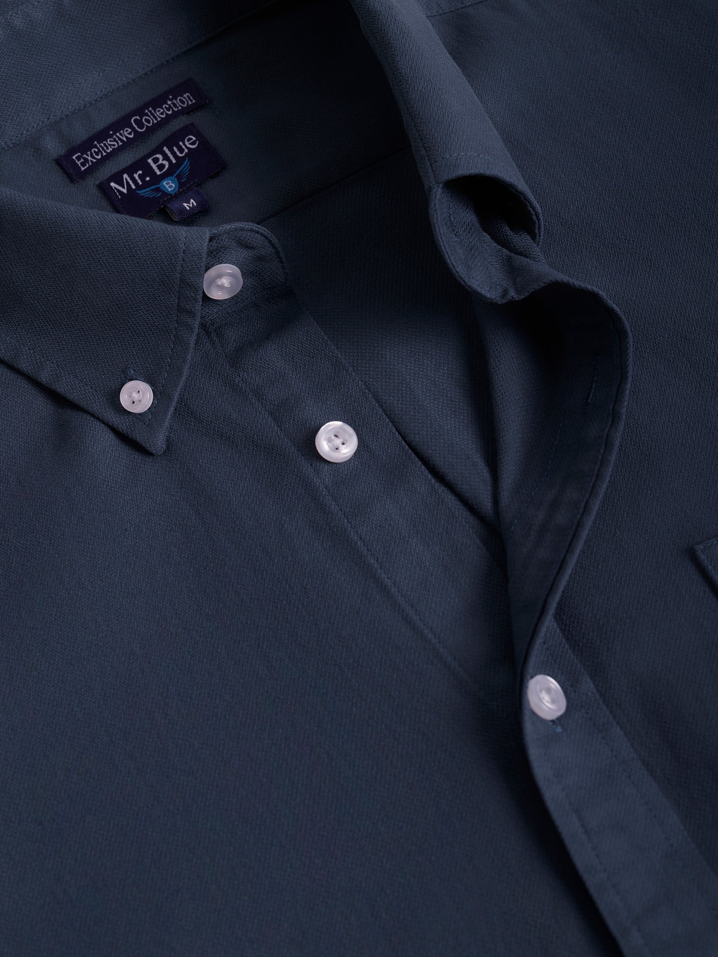 CAMISA MR AZUL REGULAR FIT. AZUL