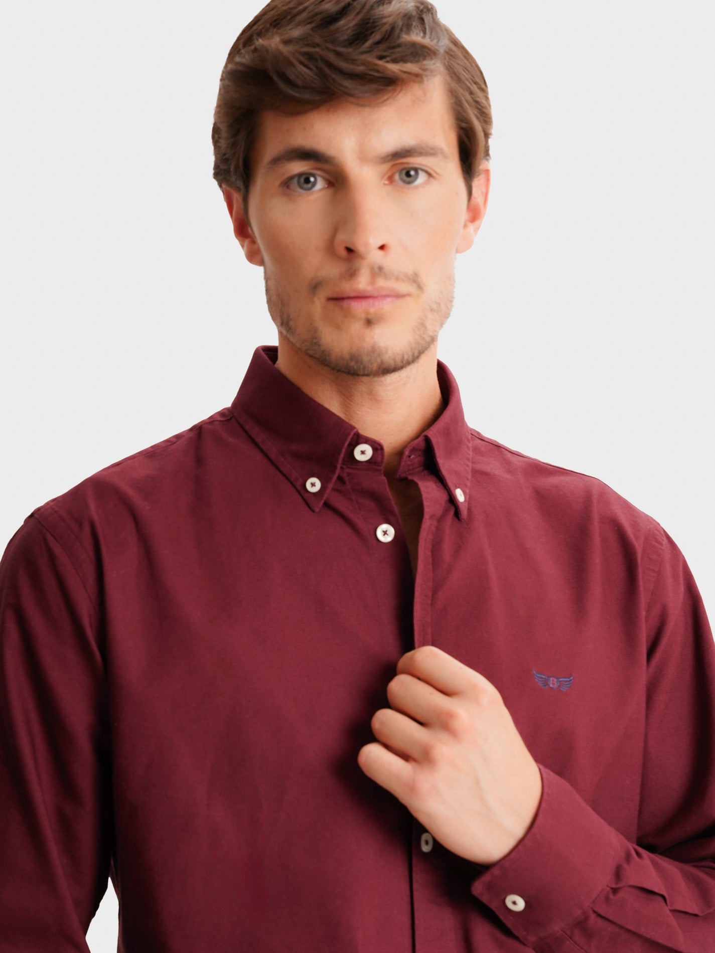 RED REGULAR FIT MR SHIRT. BLUE