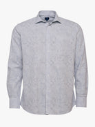 Camisa Regular Fit Linho Azul Mr. Blue