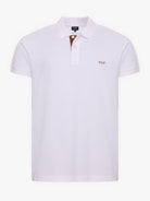 WHITE POLO SHORT SLEEVES REGULAR FIT MR. BLUE