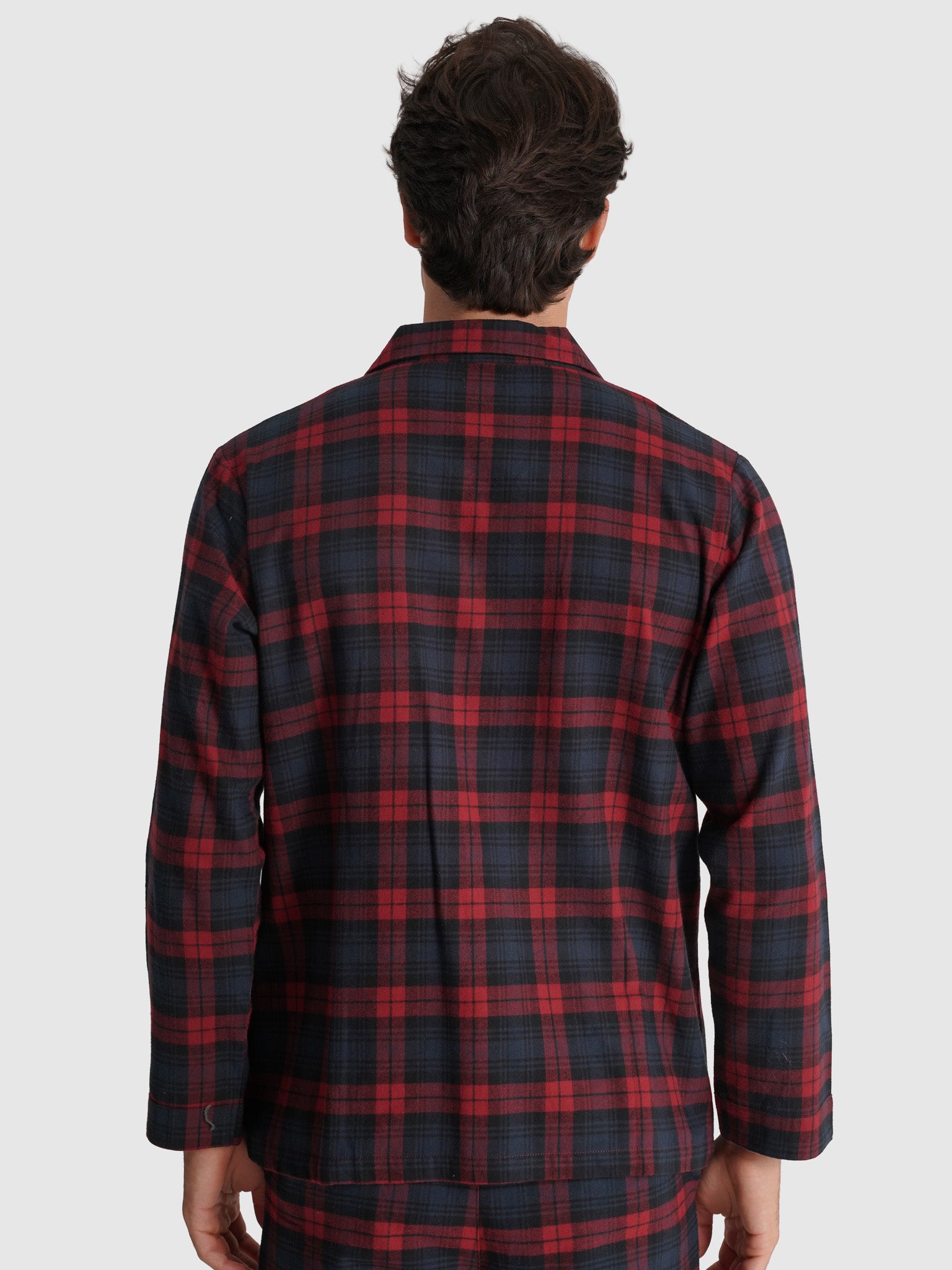 Pijama Azul Manga Comprida Classic Fit Mr. Blue