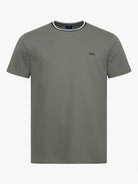 GREEN COTTON T-SHIRT SHORT SLEEVE REGULAR FIT MR. BLUE