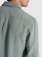 CAMISA LINHO VERDE MANGA COMPRIDA TAILORED FIT MARK BELLUCCI
