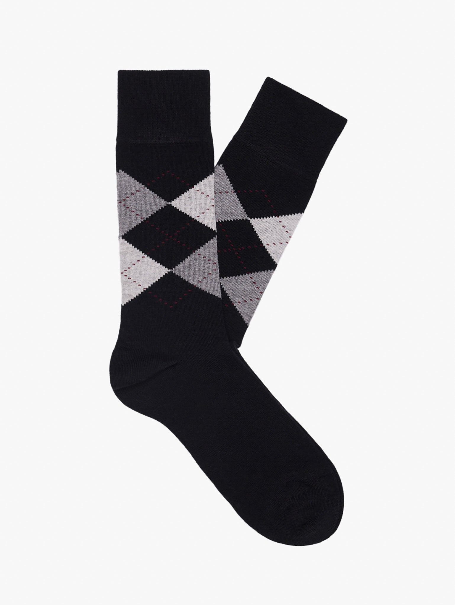 Meias Pretas Regular Fit Mr. Blue