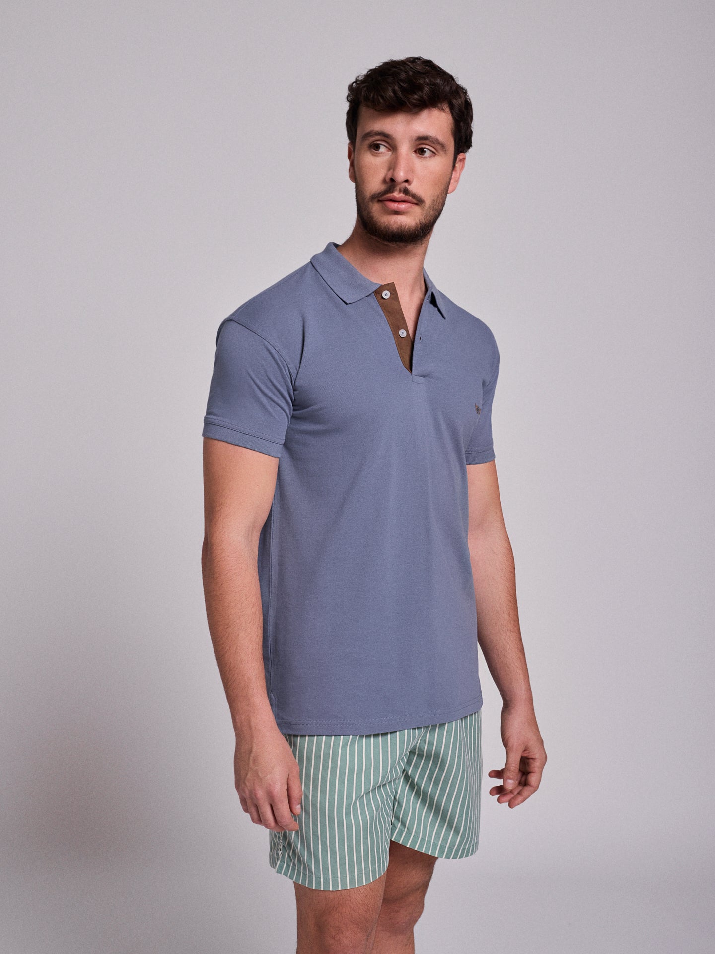BLUE POLO SHORT SLEEVE REGULAR FIT MR. BLUE