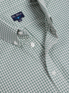 GREEN COTTON SHIRT LONG SLEEVE REGULAR FIT MR. BLUE