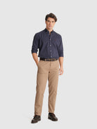 BLUE TWILL SHIRT LONG SLEEVE REGULAR FIT MR. BLUE