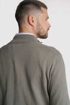 PULLOVER LÃ REGULAR FIT VERDE LISO MR. BLUE