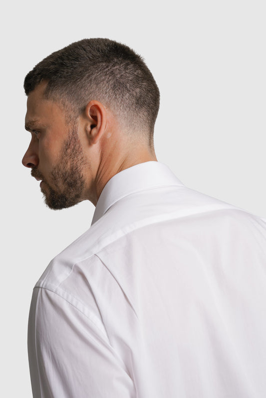 CAMISA OXFORD CLASSIC FIT BRANCA LISA MR. BLUE
