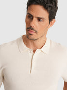 POLO BRANCO MANGA CURTA REGULAR FIT MARK BELLUCCI
