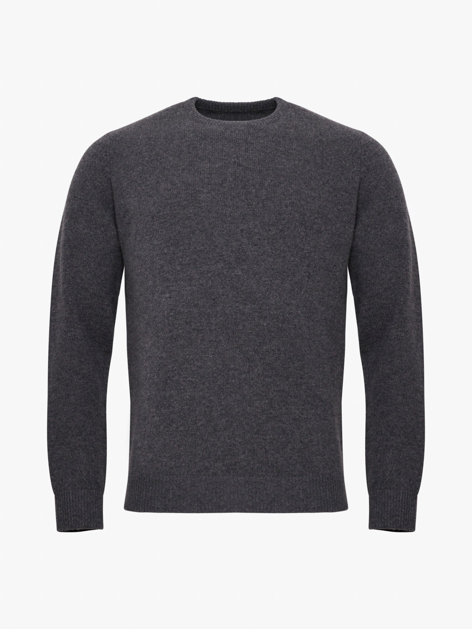 JERSEY DE LANA MERINO GRIS MANGA LARGA REGULAR FIT MARK BELLUCCI