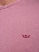 PINK COTTON T-SHIRT SHORT SLEEVE REGULAR FIT MR. BLUE