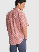 CAMISA NARANJA MANGA CORTA REGULAR FIT MR. AZUL