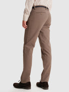 GREEN STRUCTURED TROUSERS SLIM FIT MR. BLUE