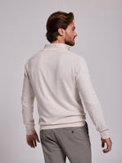 PULLOVER ALGODÃO BEGE MANGA COMPRIDA REGULAR FIT MR. BLUE