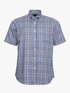 CAMISA ALGODÃO VERDE MANGA CURTA REGULAR FIT MR. BLUE