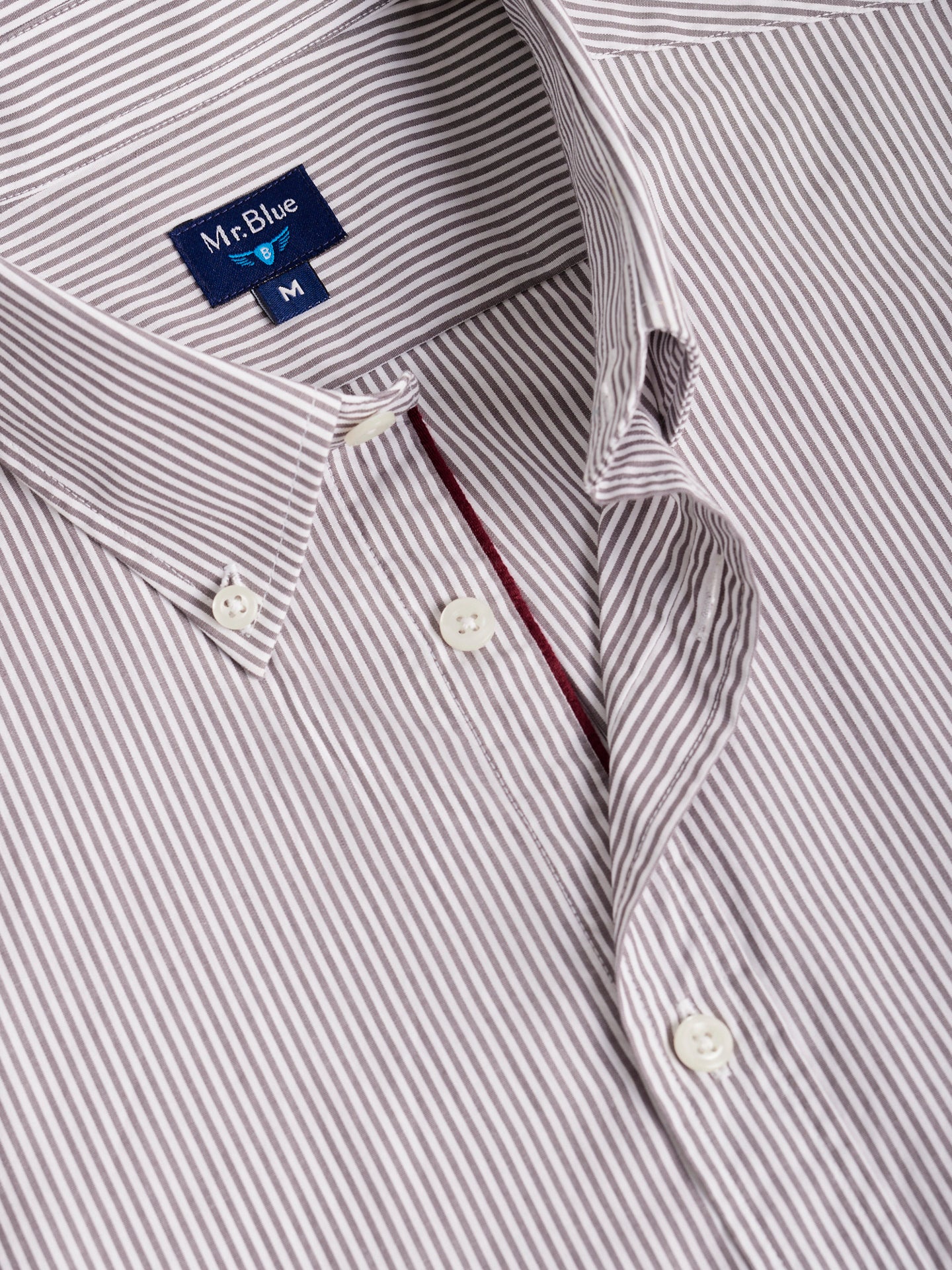 CAMISA MR GRIS REGULAR FIT. AZUL