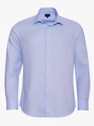 BLUE SLIM FIT MR SHIRT. BLUE