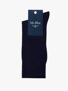 REGULAR FIT MR. BLUE COTTON SOCKS BLUE