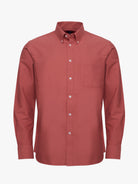 RED COTTON SHIRT LONG SLEEVE REGULAR FIT MR. BLUE