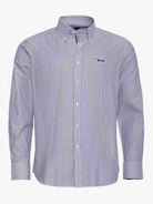 BLUE REGULAR FIT MR SHIRT. BLUE