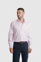 CAMISA DOBBY CLASSIC FIT ROSA LISA MR. BLUE