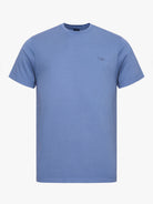 BLUE COTTON T-SHIRT SHORT SLEEVE REGULAR FIT MR. BLUE