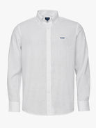 CAMISA LINHO BRANCA MANGA COMPRIDA REGULAR FIT MR. BLUE