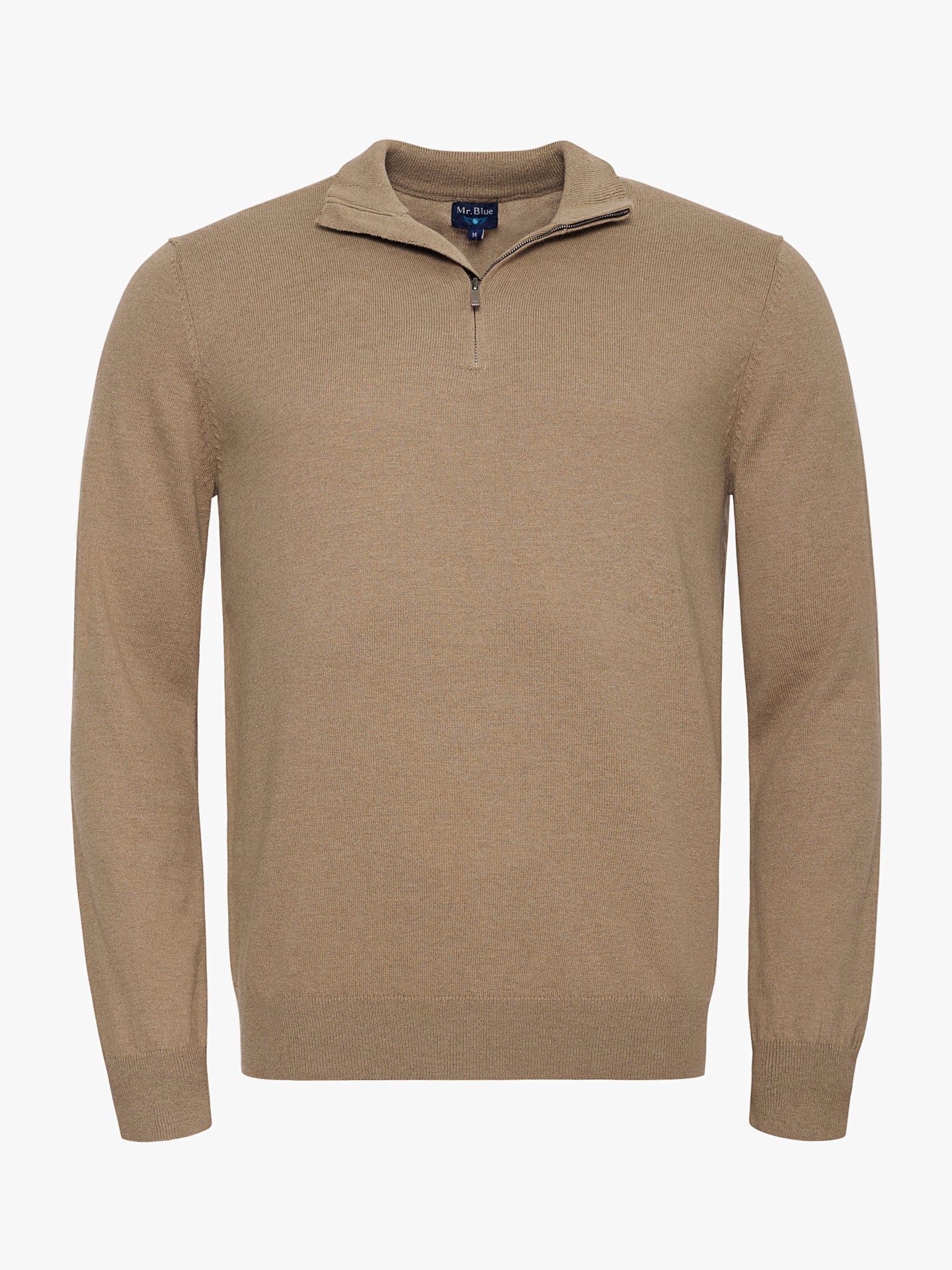 BEIGE THIN PULLOVER LONG SLEEVE REGULAR FIT MR. BLUE