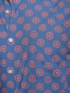 CAMISA ALGODÃO AZUL MANGA CURTA REGULAR FIT MR. BLUE