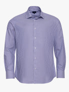 BLUE SLIM FIT MR SHIRT. BLUE